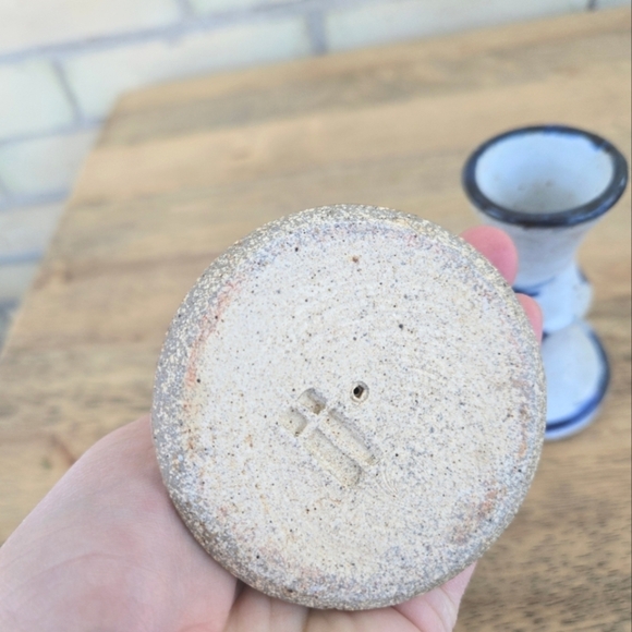 Hand Crafted Pottery Candle Sticks - Picture 4 of 9